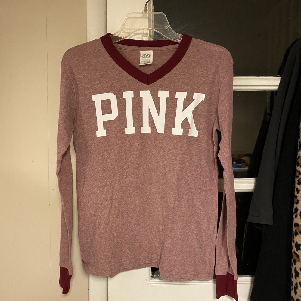 Pink Victoria’s Secret women’s long sleeve shirt